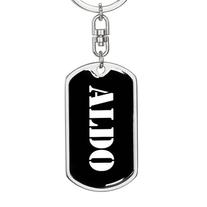 Aldo v3 - Luxury Dog Tag Keychain