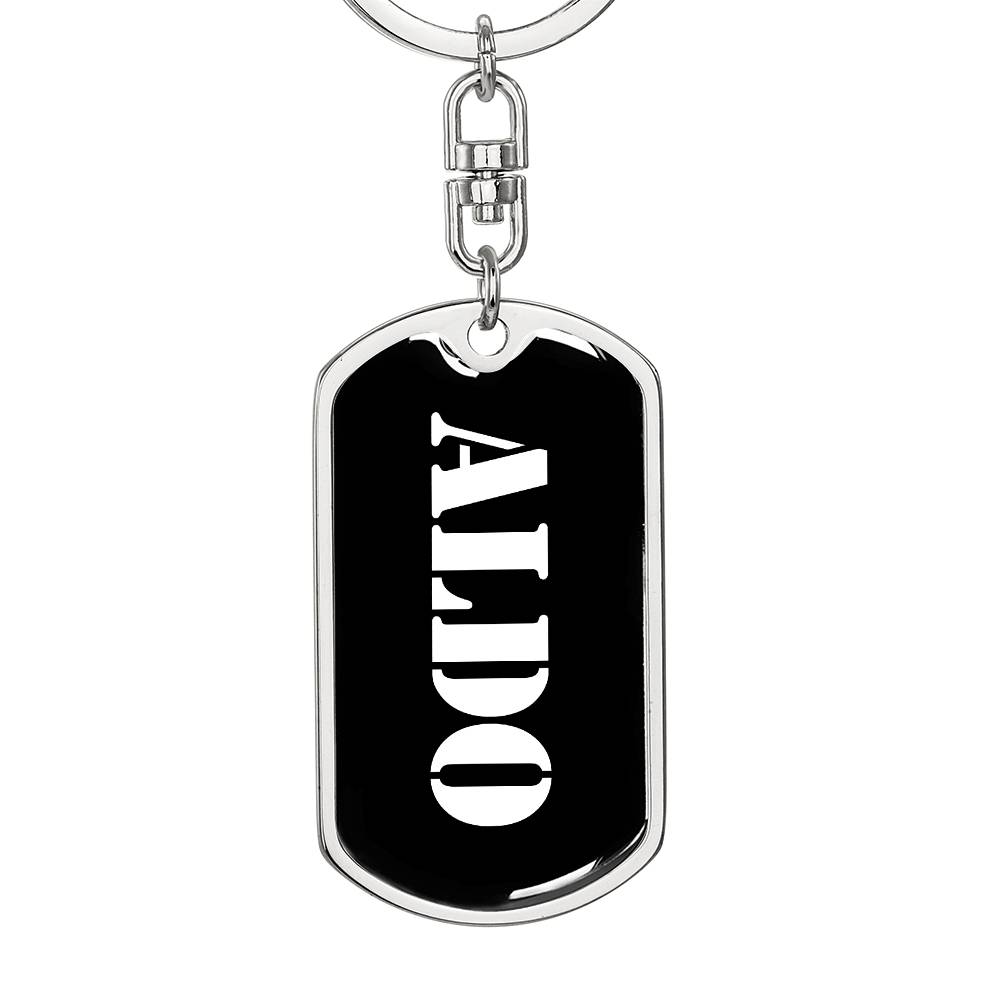 Aldo v3 - Luxury Dog Tag Keychain
