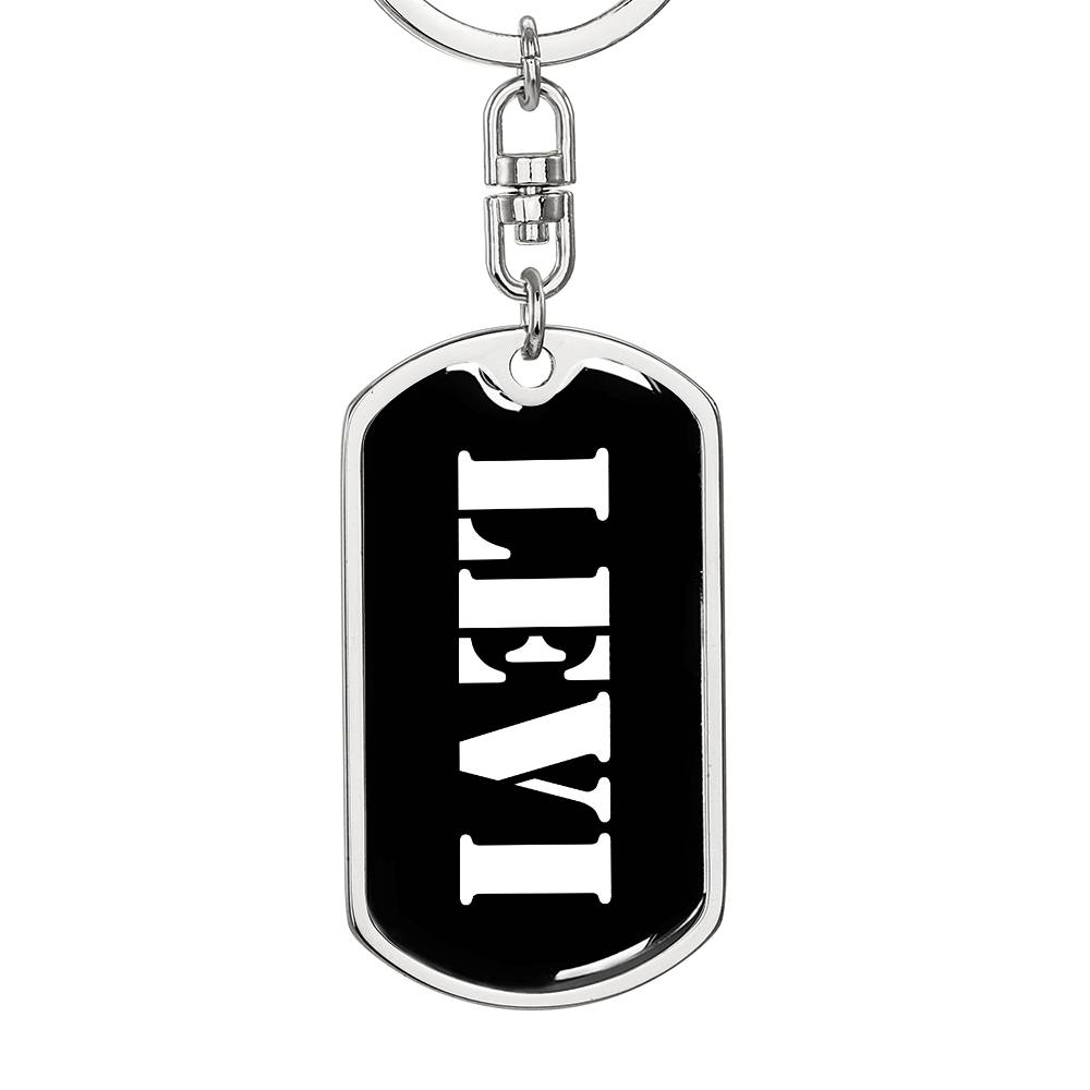 Levi v2 - Luxury Dog Tag Keychain