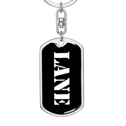 Lane v3 - Luxury Dog Tag Keychain