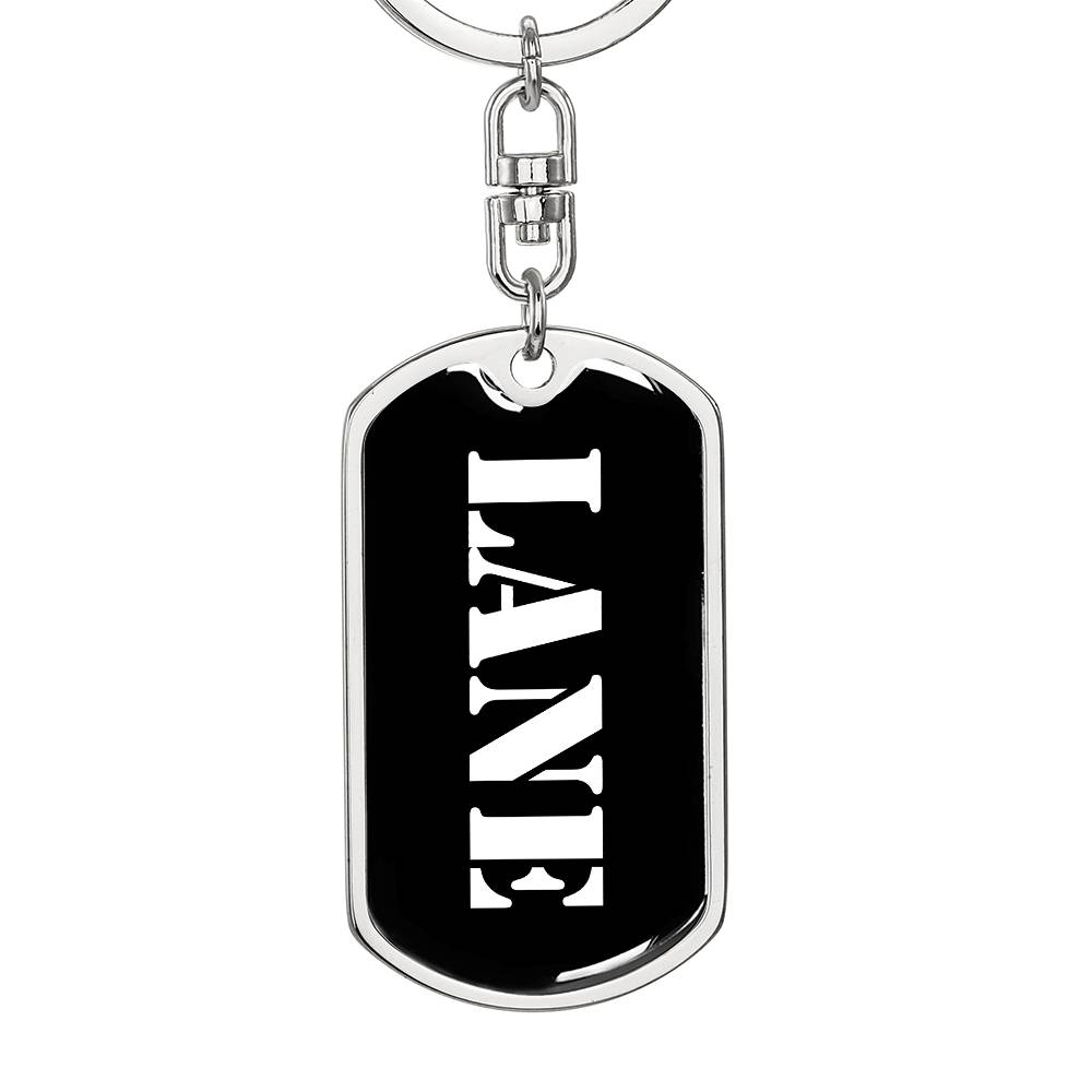 Lane v3 - Luxury Dog Tag Keychain