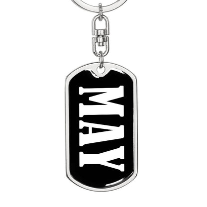 May v03 - Luxury Dog Tag Keychain