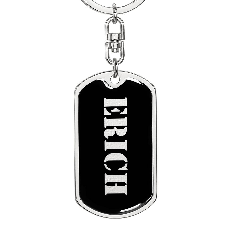 Erich v2 - Luxury Dog Tag Keychain