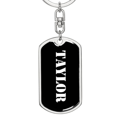 Taylor v2 - Luxury Dog Tag Keychain