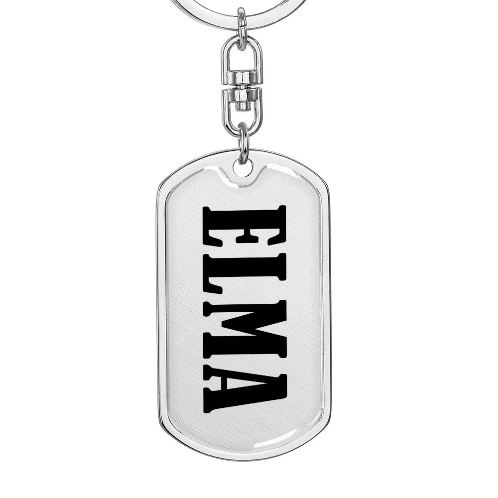 Elma v01 - Luxury Dog Tag Keychain