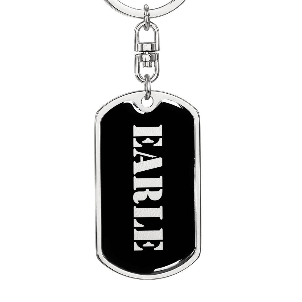Earle v2 - Luxury Dog Tag Keychain