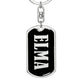 Elma v02 - Luxury Dog Tag Keychain