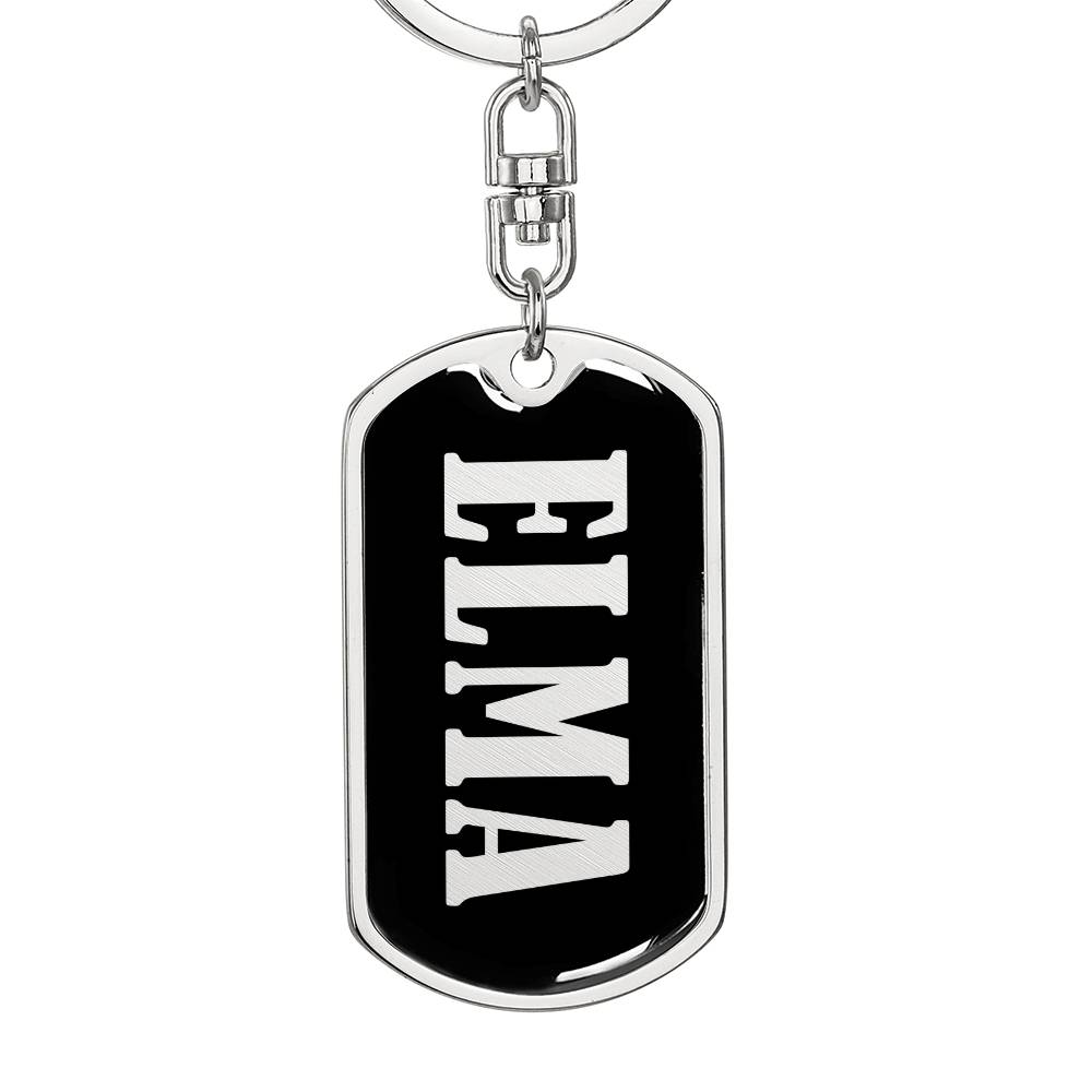 Elma v02 - Luxury Dog Tag Keychain