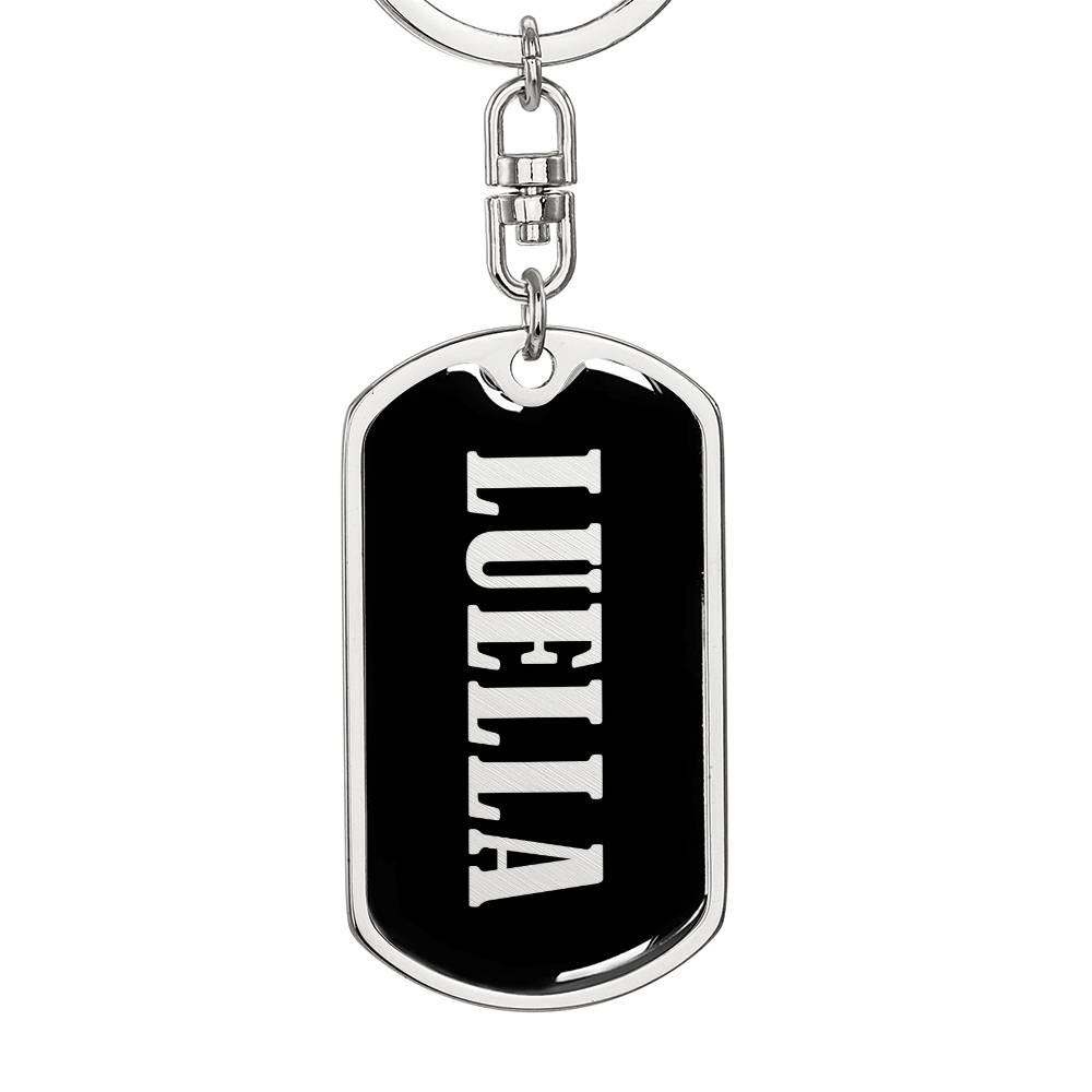 Luella v02 - Luxury Dog Tag Keychain