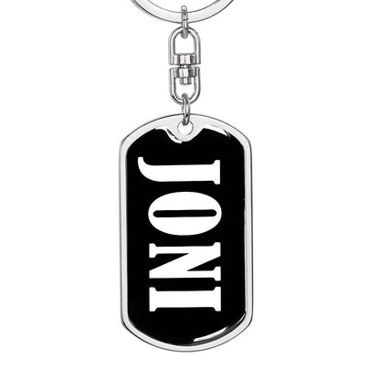Joni v03 - Luxury Dog Tag Keychain