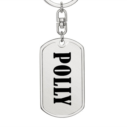 Polly v01 - Luxury Dog Tag Keychain
