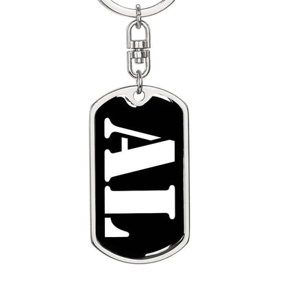 Al v2 - Luxury Dog Tag Keychain