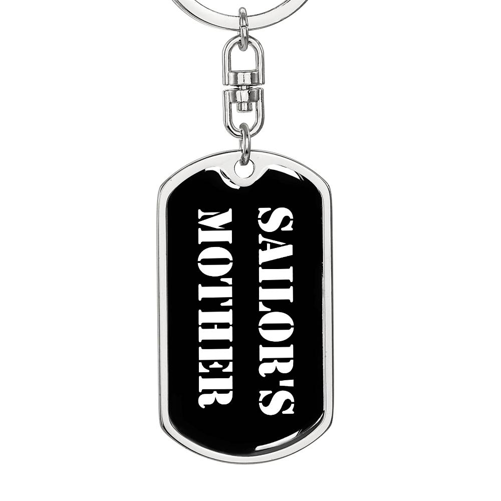 Sailor's Mother v3 - Luxury Dog Tag Keychain