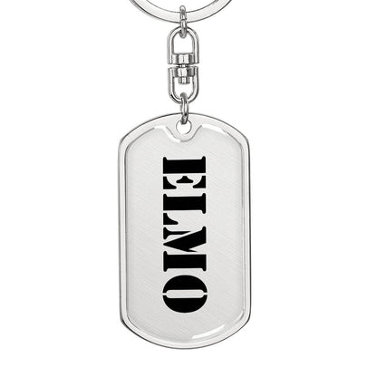 Elmo - Luxury Dog Tag Keychain