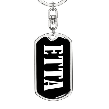 Etta v03 - Luxury Dog Tag Keychain