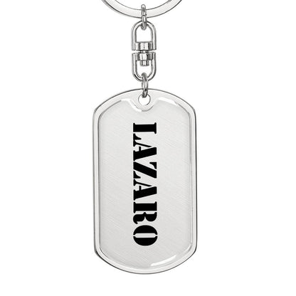 Lazaro - Luxury Dog Tag Keychain