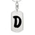 Initial D v1b - Luxury Dog Tag Keychain