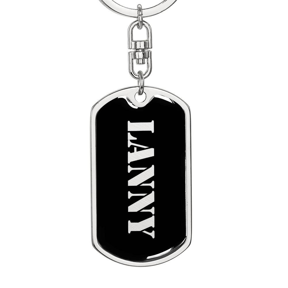 Lanny v2 - Luxury Dog Tag Keychain