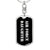 Air Force Daughter v3 - Luxury Dog Tag Keychain