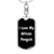 Love My African Penguin v3 - Luxury Dog Tag Keychain