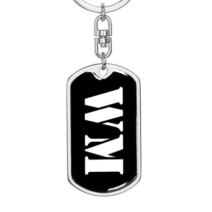 Wm v2 - Luxury Dog Tag Keychain