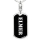 Elmer v2 - Luxury Dog Tag Keychain