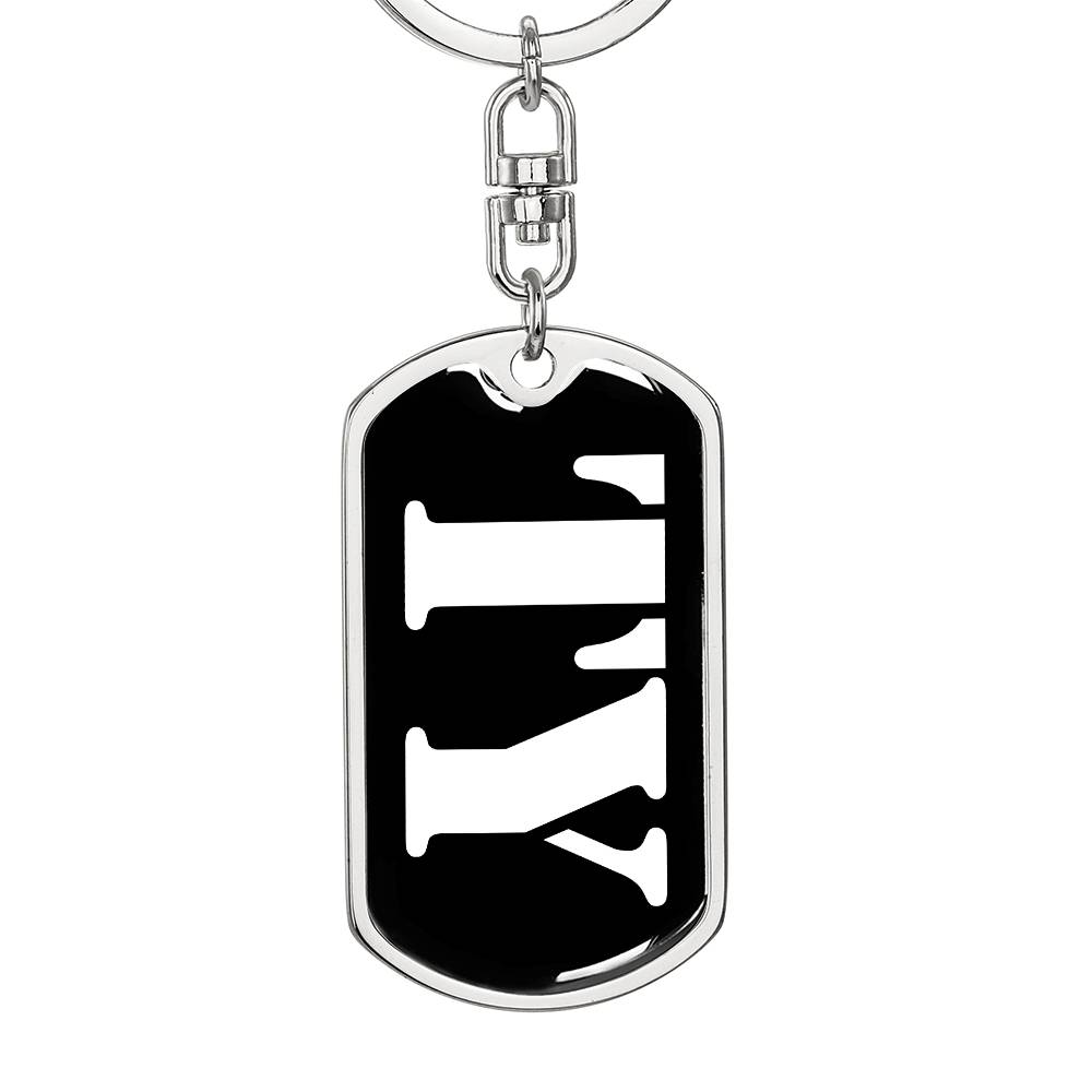 Ty v3 - Luxury Dog Tag Keychain