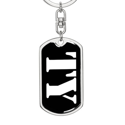 Ty v3 - Luxury Dog Tag Keychain