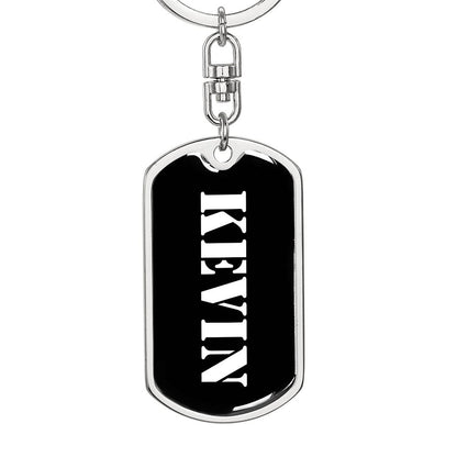 Kevin v2 - Luxury Dog Tag Keychain