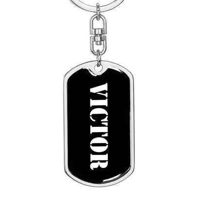 Victor v2 - Luxury Dog Tag Keychain
