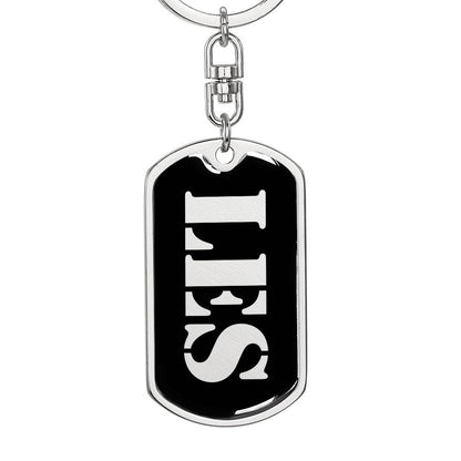 Les v2 - Luxury Dog Tag Keychain