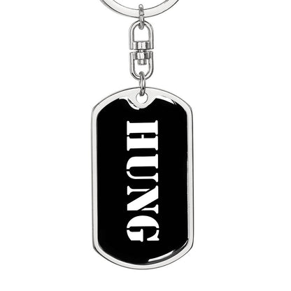 Hung v3 - Luxury Dog Tag Keychain