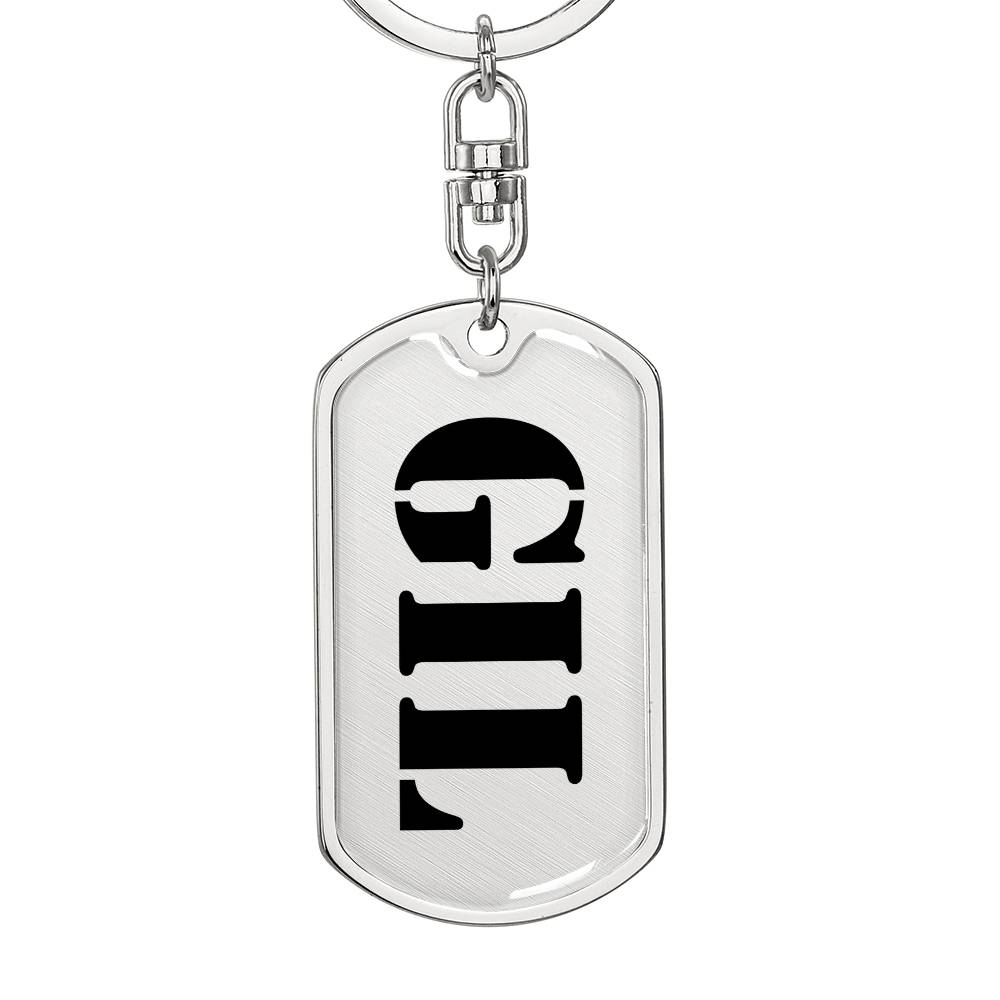 Gil - Luxury Dog Tag Keychain