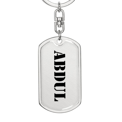 Abdul - Luxury Dog Tag Keychain