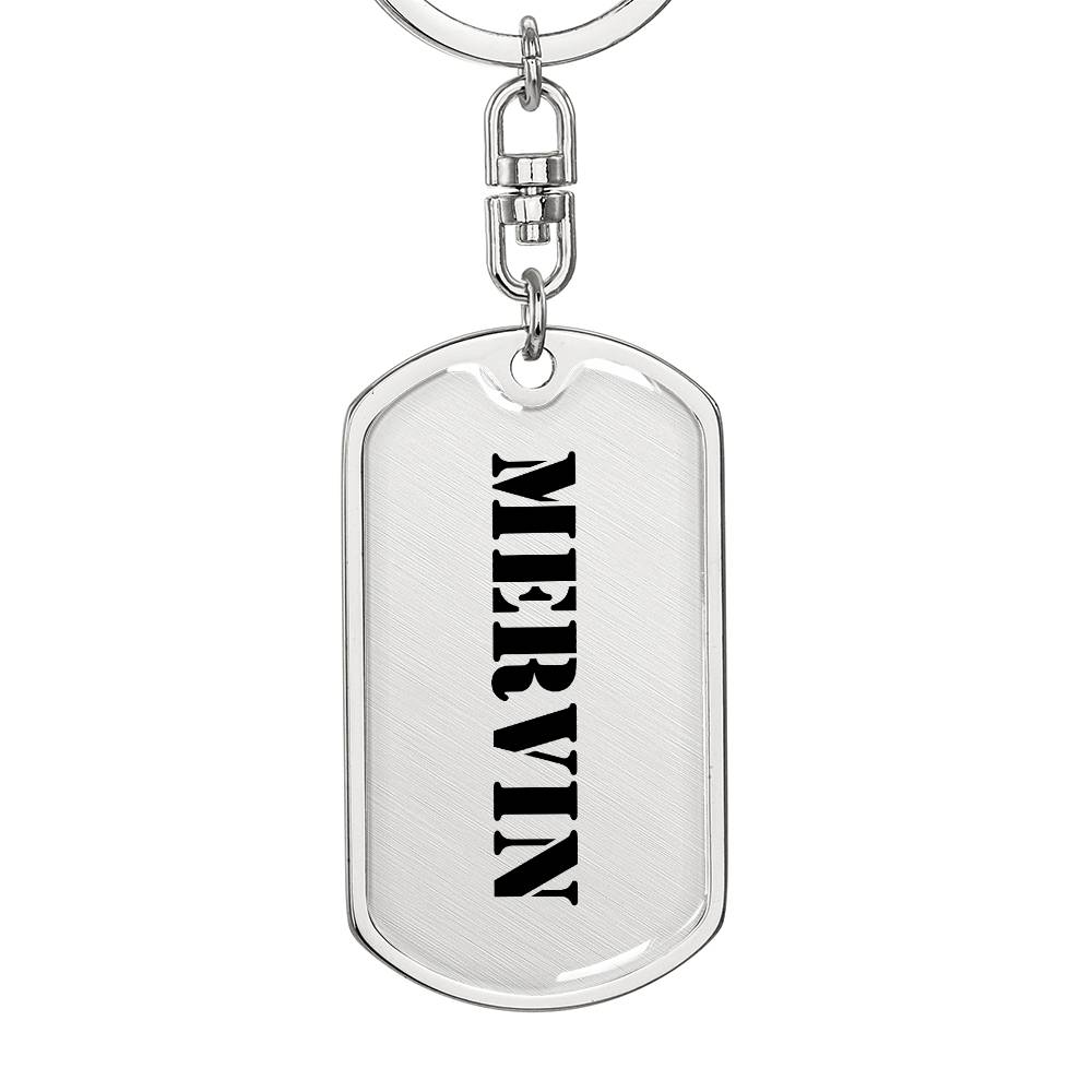 Mervin - Luxury Dog Tag Keychain