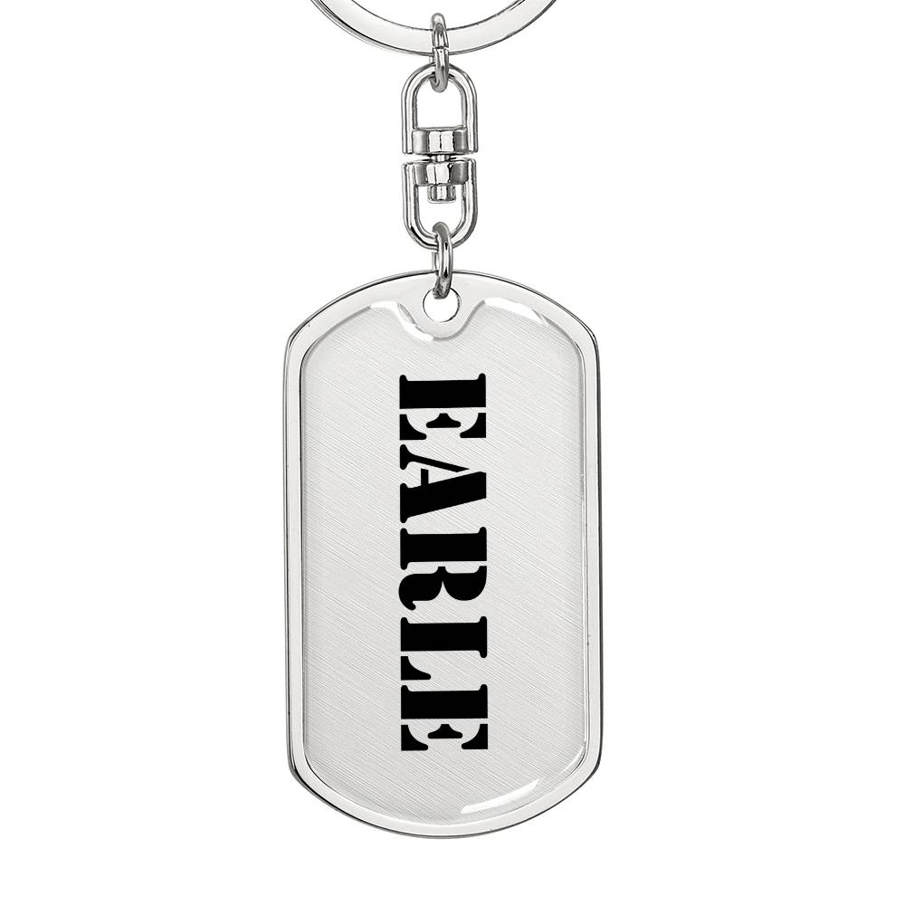 Earle - Luxury Dog Tag Keychain