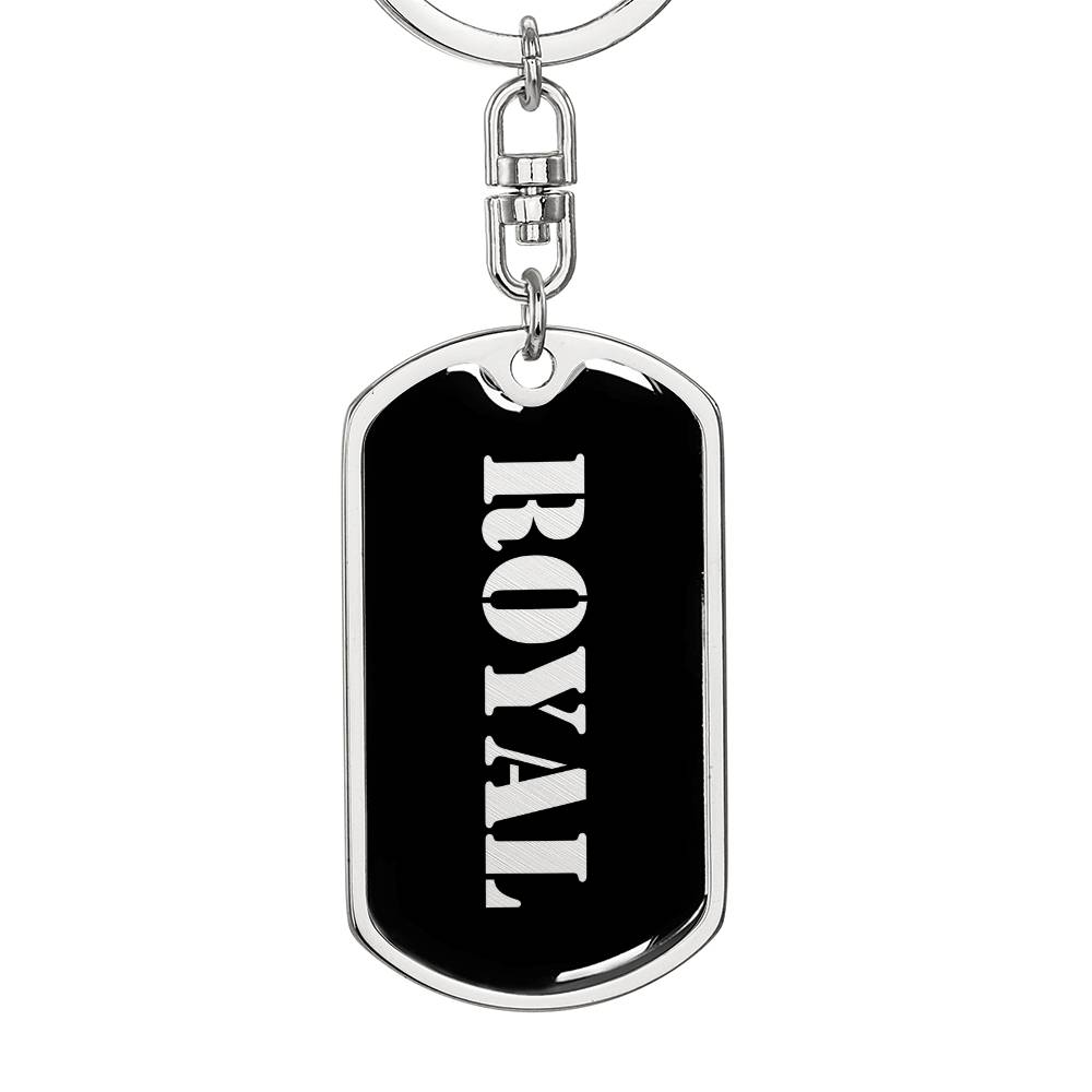 Royal v2 - Luxury Dog Tag Keychain