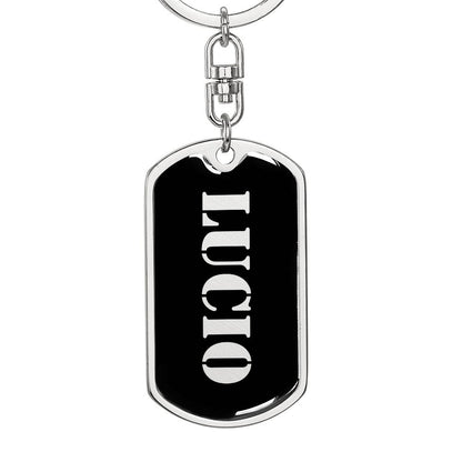 Lucio v2 - Luxury Dog Tag Keychain