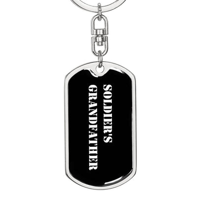 Soldier's Grandfather v3 - Luxury Dog Tag Keychain