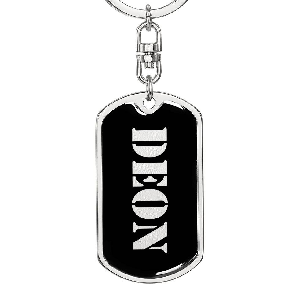Deon v2 - Luxury Dog Tag Keychain