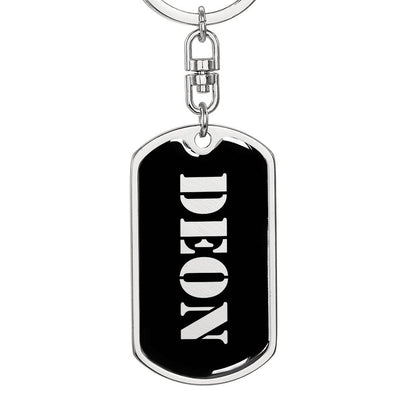 Deon v2 - Luxury Dog Tag Keychain