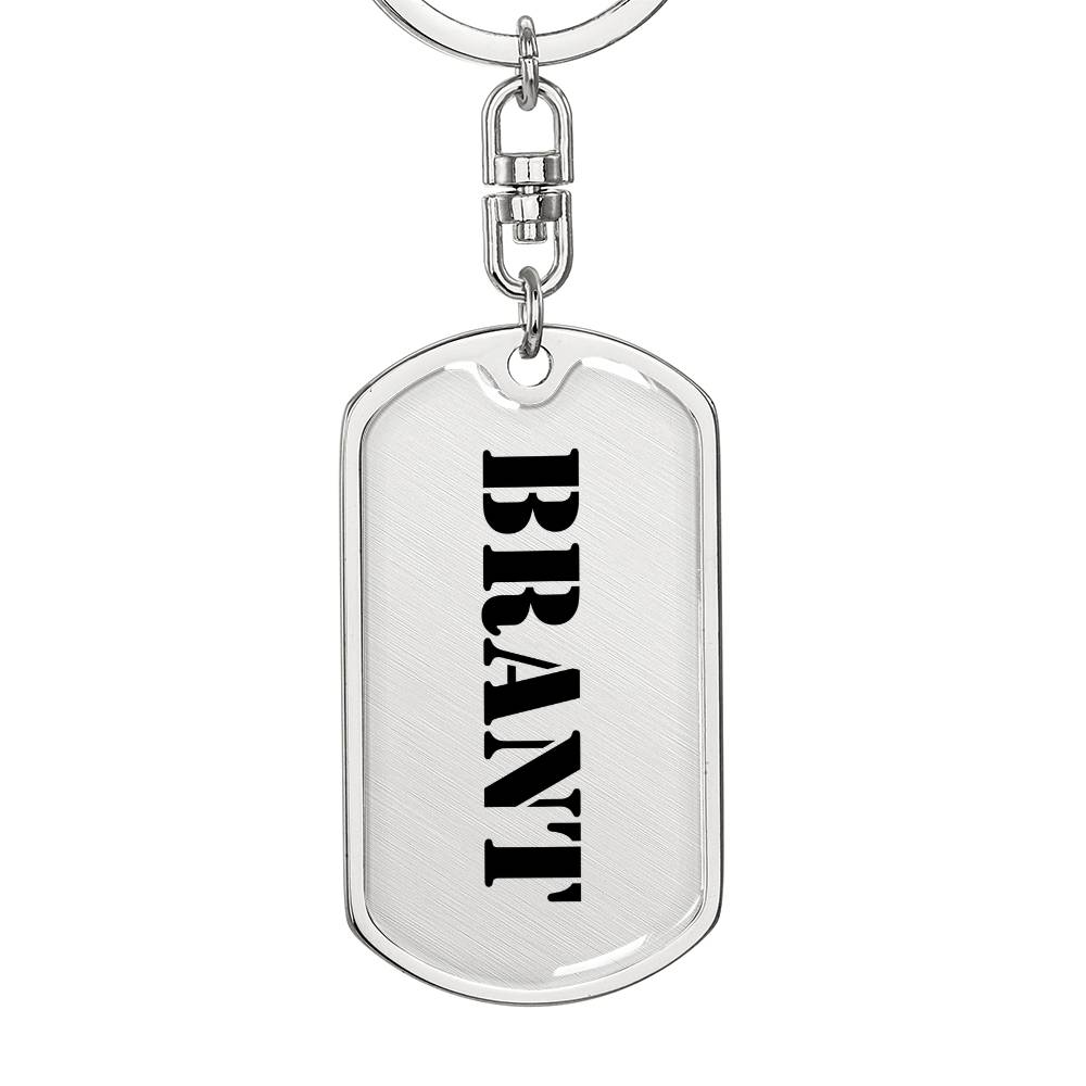 Brant - Luxury Dog Tag Keychain