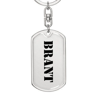Brant - Luxury Dog Tag Keychain