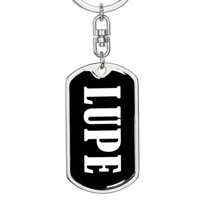 Lupe v03 - Luxury Dog Tag Keychain