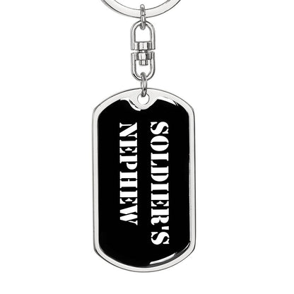 Soldier's Nephew v3 - Luxury Dog Tag Keychain