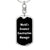 World's Greatest Construction Manager v3 - Luxury Dog Tag Keychain