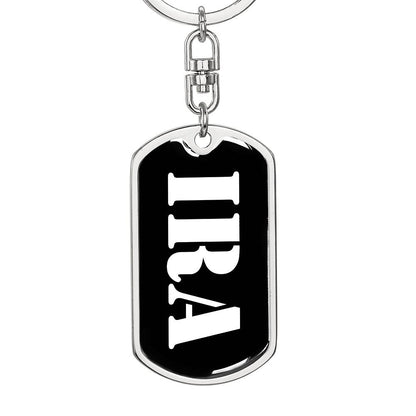 Ira v2 - Luxury Dog Tag Keychain