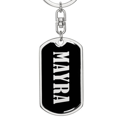 Mayra v02 - Luxury Dog Tag Keychain