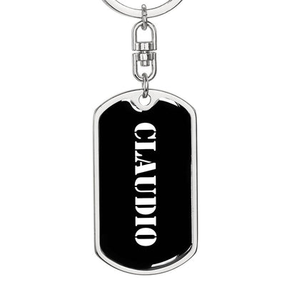 Claudio v3 - Luxury Dog Tag Keychain