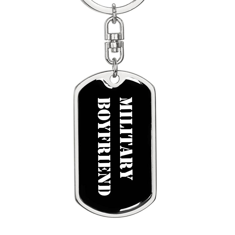 Military Boyfriend v3 - Luxury Dog Tag Keychain